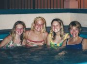 Jessica, Krista, Nikki, and Debbie on last vacation