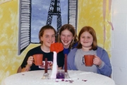 Rachel, Kelly & Jess on Valentines Day (2002)