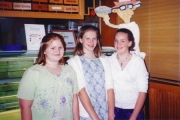 Kelly, Rachel & Jess after band concert 6th Grade