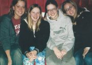 Krista, Jess, Nikki and Bree (future sister-in-law) 2001