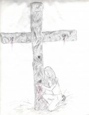 Embrace the Cross- Sketched for Melissa