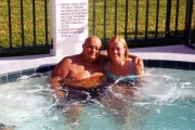 Grandpa and Krista in Florida (2002)