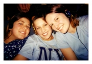 Autum, Karly, and Nikki on Missions Trip (2002)