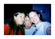 Cousin Jenna, Mom (Debbie), and Nikki (2003)