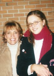 Mom & Nikki after concert (2003)