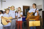 Singing at Mission in New York City (2002)